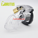 BRUTUS Alpha Chastity Cage - clear